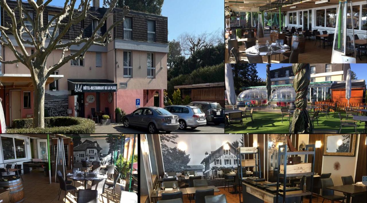 Hotel Restaurant De La Plage Gland Dış mekan fotoğraf